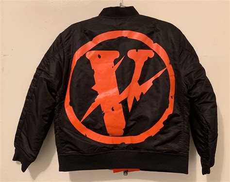 vlone denim jacket replica|vlone leather bomber jacket.